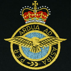 RAF Silk Cloth Blazer Badge